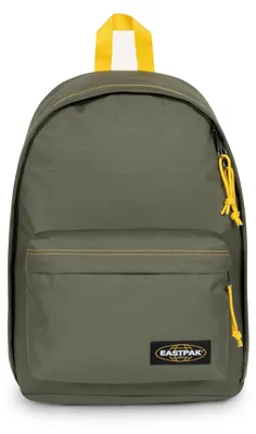 Produktbild von EASTPAK Schulrucksack Rucksack mit Laptopfach Out of Office 27L Kontrast Khaki Yellow olivgrün