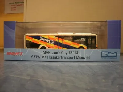 Produktbild von Rietze Stadtbus MAN Lion´s City 12´18 GRTW MKT Krankentransport, München 75387