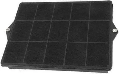 A black carbon filter for a kitchen hood.