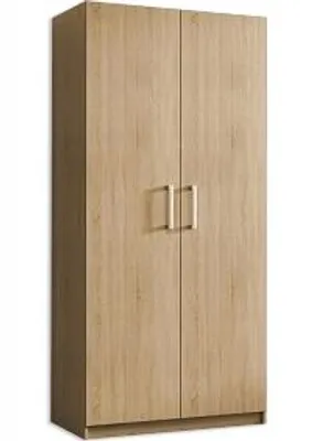 Produktbild von Masseno Drehtürenschrank LORENTE 75/192,5/54 cm 2-türig Schlafzimmer Schrank Kleiderschrank Sonoma Eiche