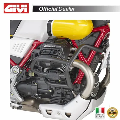Immagine prodotto di Paramotore nero GIVI tubolare per MOTO GUZZI V85 TT