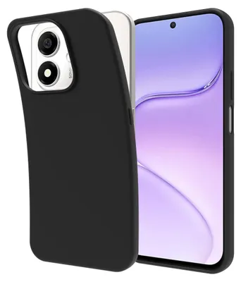 Productafbeelding van Hoesje geschikt voor Honor 600 Smart Hoesje Siliconen - Flexibele Case - Zwart