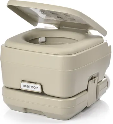 Produktbild von Campingtoilette, Tragbare Toilette, Reisetoilette Meteor 10L mit Spülung