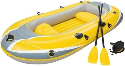 Produktbild von Bestway 61068 - Schlauchboot - Treck X2 (255x127cm) Ruderboot Boot Paddelboot