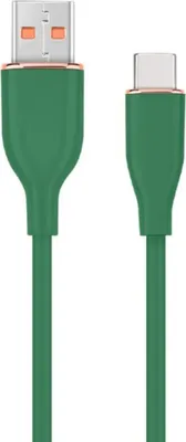 Produktbild von Gembird CC-USB2S-AMCM-1.5M-G, 1,5 m, USB A, USB C, USB 2.0, 0,48 Gbit/s, Grün