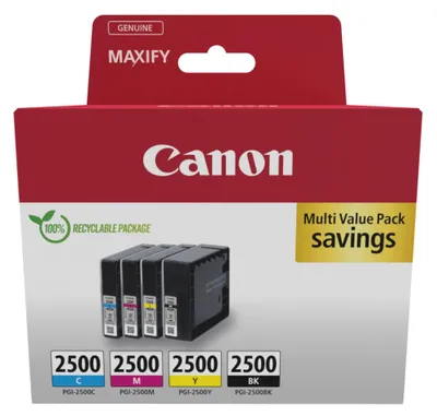 Image de Canon PGI-2500 BK/C/M/Y Multipack