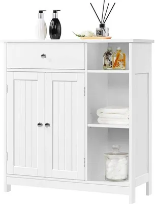 Productafbeelding van Badkast met lades en deur - 75x30x80 cm
