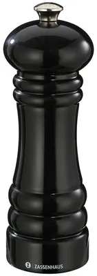 Zdjęcie produktu dla Młynek do soli Zassenhaus BERLIN, 18 cm, czarny, polerowany, model 20236, numer artykułu 4006528020236