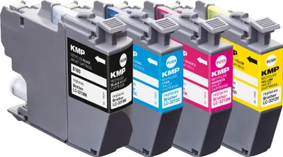 Produktbild von KMP Tintenpatrone passend für Brother LC3213 Multipack