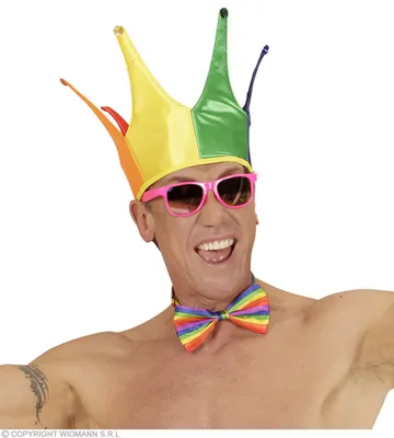 Produktbild von Königskrone Regenbogenkönig Clown Farbkönigin