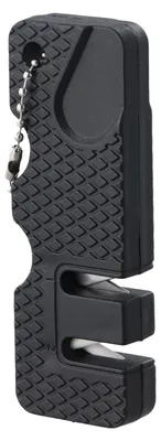 Tragbarer Messerschleifer, 9x3x1,3 cm, Schwarz
