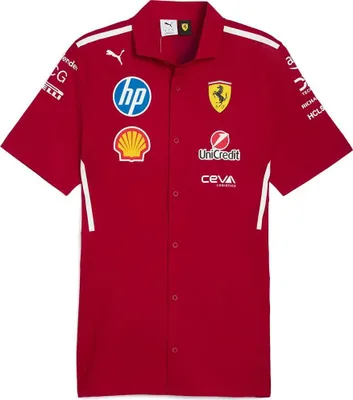 Produktbild von Puma Sf Team Kurzarmhemd Rot M Herren,Damen Rot M