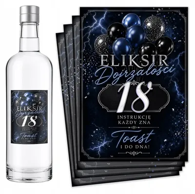 Produktbild von Flaschenetiketten Geburtstag 18 20 30 40 50 60 70 - 8 St.