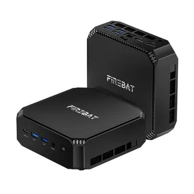 Produktbild von Firebat A6 Mini PC AMD Ryzen 7 7735HS 16GB LPDDR5 5600 RAM 512 GB SSD Radeon 680M 2.5G LAN HDMI Windows 11 Pro Gaming Office Workstation - BuyPlugGo