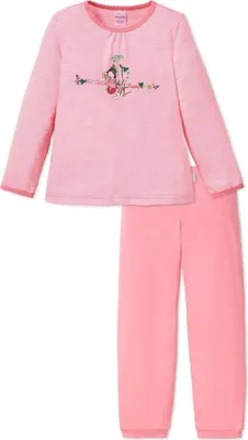 Produktbild von Schiesser Mädchen Langer Schlafanzug/Pyjama, Größe 92