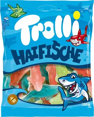 Produktbild von Trolli Haifische (150g Beutel)