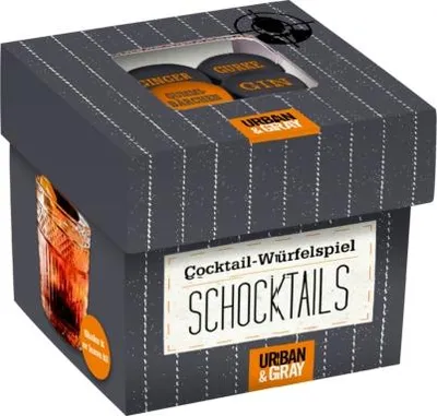Produktbild von Spiegelburg Das Cocktail-Würfelspiel SCHOCKTAILS Urban&Gray