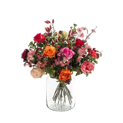 Produktbild von Emerald Künstlicher Blumenstrauß Flame Roses