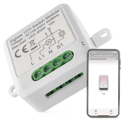 GoSmart Schaltermodul IP-2101SZ, ZigBee, 1-Kanal