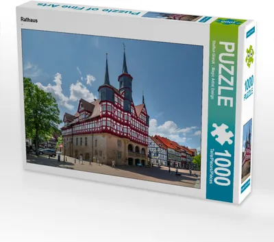 Produktbild von CALVENDO Puzzle Rathaus | 1000 Teile Lege-Größe 64x48cm Foto-Puzzle für glückliche Stunden