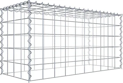 Produktbild von Anbaugabione Typ 3 100 cm x 50 cm x 40 cm (L x H x T), Maschenweite 10 cm x 10 cm, Spirale