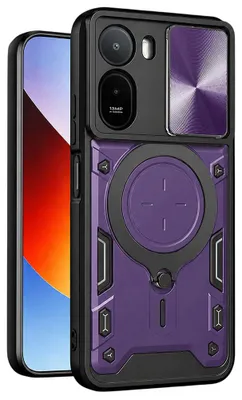 Obrázek produktu pro Techsuit - CamGuard Pro pouzdro s krytem fotoaparátu pro Xiaomi Redmi A7 Pro 4G - fialové