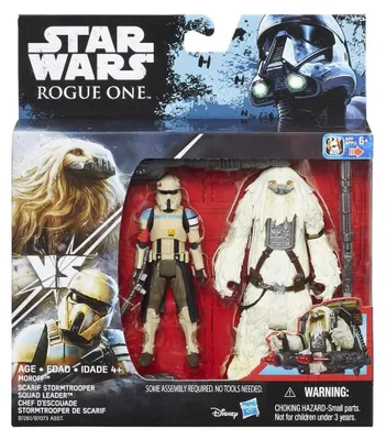 Produktbild von Hasbro StarWars Rogue One Battle-Action Figuren Moroff & Scarif Stormtrooper
