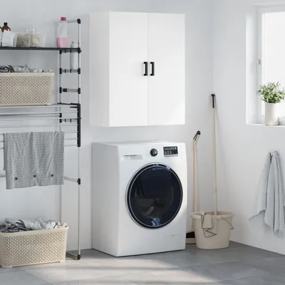 Zdjęcie produktu dla The Living Store Szafka ścienna biała 69,5x34x90 cm