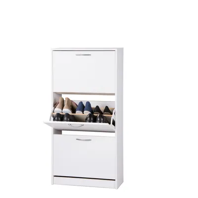 Obrázok produktu pre Botník LINZ 3 výklopy biely