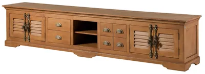 Produktbild von MASSIVMOEBEL24.DE TV-Board Mango 260x45x55 beige geölt TOULOUSE #18