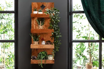 Produktbild von Massives Küchenregal ROMEO 80cm Akazienholz Wandregal Sitheim®