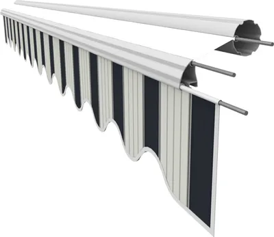 Produktbild von Leudus Markisen Volant für 6m Markisen Markisenbespannung Sonnenschutz Ersatzstoffe Sonnenmarkise fertig genäht (5,83x0.21m, SPD037)