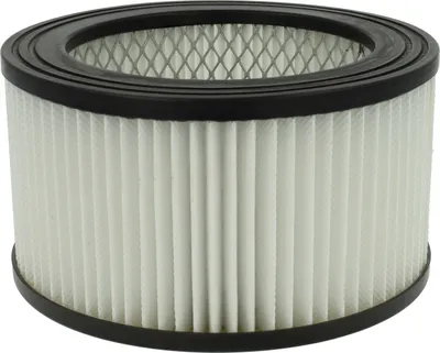 Produktbild von vhbw Faltenfilter Ersatz für Scheppach 7906401704 für Aschesauger - Patronenfilter Schwarz Weiß Abwaschbar