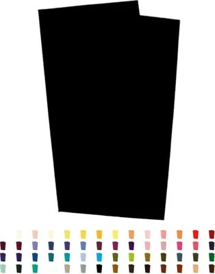 Produktbild von Sandras-Bastelladen Kerzen Verzierwachsplatten 2er Set - 200 x 100 x 0,5mm Schwarz