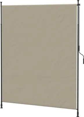 Zdjęcie produktu dla Markiza Pionowa, Markiza Pionowa 200 X 292 Cm, Chowana Osłona Przeciwsłoneczna, Regulowana Markiza Boczna, Ochrona Przed Wiatrem, Aluminium, Piasek