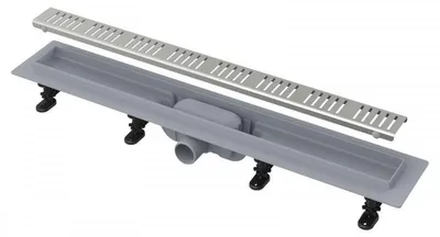 Obrázok produktu pre Sprchový žľab SIMPLE s okrajom pre perforovaný rošt, dĺžka 550mm