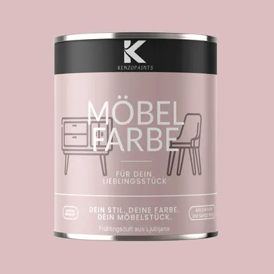 Produktbild von Kenzopaints 750ml Möbelfarbe Möbellack - Frühlingsduft aus Ljublijana