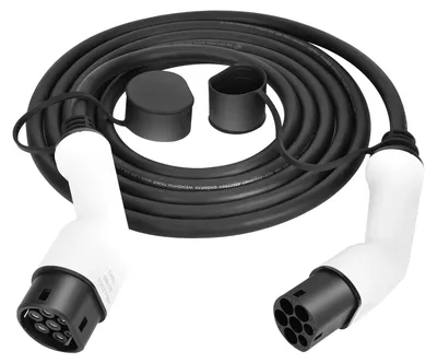Produktbild von Ladekabel für Elektroautos - Typ 2 auf Typ 2 - 16 A - 3-phasig - 11 kW - IP55