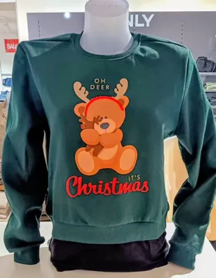 Produktbild von ONLYDA XMAS L/S O-NECK BOX SWT Ponderosa Pine/Yda teddy hug L