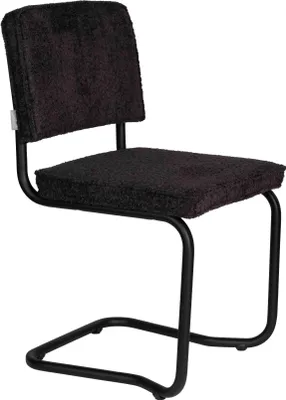 Produktbild von 2er Set Zuiver Ridge Kink Esszimmerstuhl Stahl/Polyester