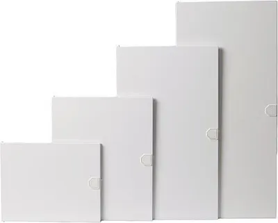 Obrázok produktu pre Plastové dvierka pre komunikačný rozvádzač ''VISION48+8TW'', 4-radový, biely