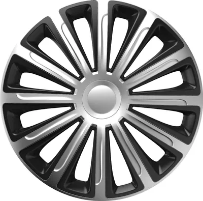 Produktbild von Z480842 Radkappen Radzierblenden SATZ (4Stück) 16 Zoll Trend silber-schwarz
