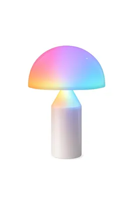 Produktbild von ASCEND21 Mushroom Groove Pilzlampe – Bunte LED Tischlampe mit 7 Farbmodi & Lichteffekten – Dekorative Retro Tischleuchte für Wohnzimmer, Schlafzimmer, KI-generiertes Bild