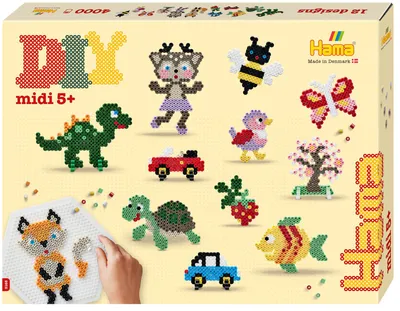 Produktbild von Hama Beads 3165, Bastelset für Kinder, 5 Jahr(e), Mehrfarbig, 4010 Stück(e)