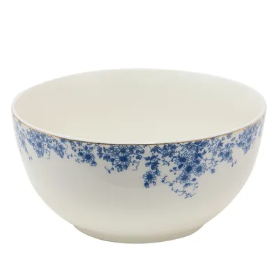 Immagine prodotto di Clayre & Eef Suppenschale 500 ml Blau Porzellan Blumen