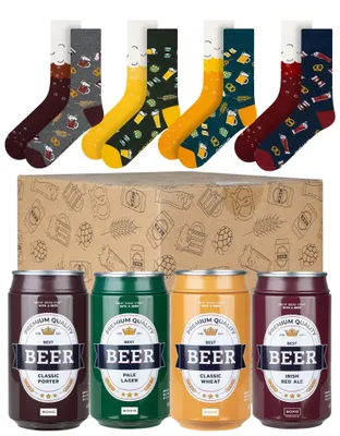 Produktbild von Socken, Herrensocken, lustige Socken – Baumwolle – Bier – Motiv: Dose