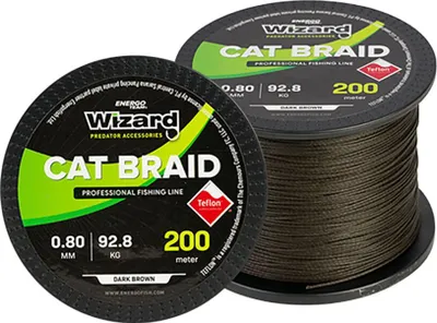 Produktbild von Wizard Cat 200 M Geflochtene Schnur Durchsichtig 0.400 mm Durchsichtig 0.400 mm