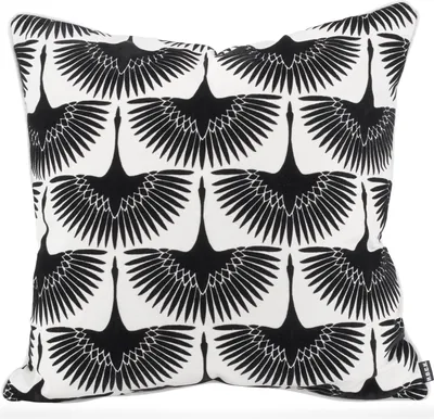 Produktbild von H.O.C.K. Black Swan Wendekissen mit Biese 60x60cm col. 450050
