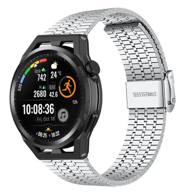 Produktbild von Strap-it Huawei Watch GT Edelstahlarmband (Silber)