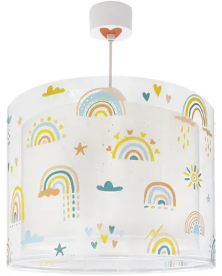 Produktbild von Kinder Deckenlampe mit Regenbogen-Design und sanftem Licht für das Kinderzimmer